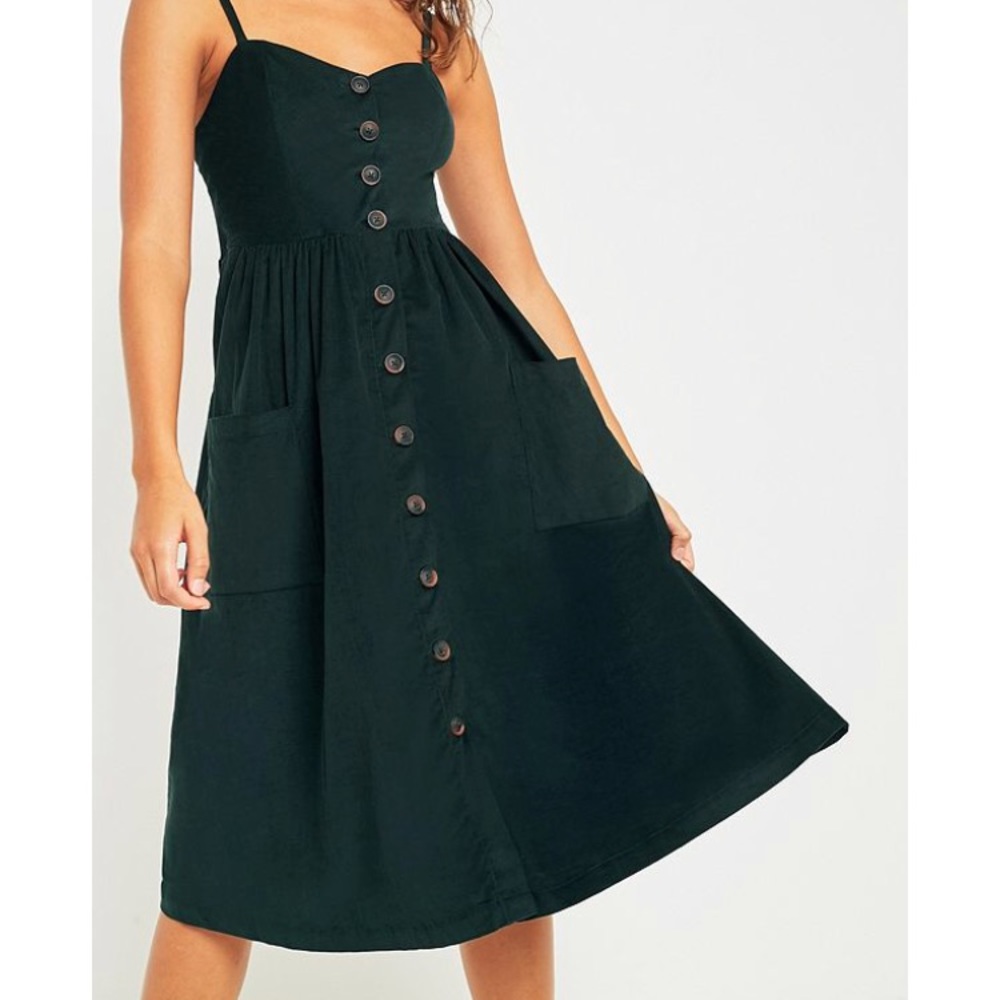 NWT urban outfitters corduroy midi dress